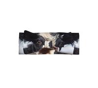 Serre-tête de vache mignon avec nœud mignon, turban en polyester doux pour nourrissons, extensible et élégant