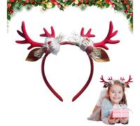 Serre-tête décoratif en forme de bois de cerf de Noël - Joli serre-tête en forme de bois de renne | Bandeau en avec accessoires de costume, bandeau en bois de cerf pour les vacances