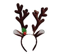 Serre-tête d'élan de Noël - Serre-tête en bois de renne | Serre