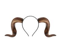 Serre-tête détachable en corne de chèvre simulée d'animal pour costume de théâtre de renaissances