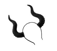 Serre-tête d'Halloween avec corne de diable - Série sombre - Bandeau de fête à thème - Bandeau de festival de musique - Bandeau d'Halloween pour adultes