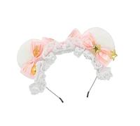 Serre-tête doux et confortable avec oreilles d'ours en peluche pour femmes et enfants