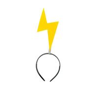 Serre-tête durable pour femme avec symbole unique - Accessoire pour bal masqué, festival, voyage - Jaune 2