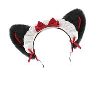Serre-tête élastique en forme d'animal pour adultes amateurs d'anime, accessoire de cheveux en peluche, accessoire de cheveux pour cosplay, 6 variantes de couleurs