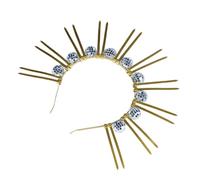 Serre-tête élégant avec boule scintillante pour spectacles sur scène, Halloween, cosplay, accessoire de coiffe