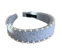 Serre-tête élégant avec fausses perles - Bandeau tendance confortable pour mariages et bals