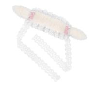 Serre-tête élégant avec lapins blancs pour bal de fin d'année, anniversaire, Halloween, nœuds