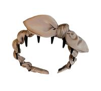 Serre-tête élégant avec oreilles de lapins café - Accessoire de cheveux léger et extensible pour fêtes costumées - Bandeau universel avec oreilles de lapins
