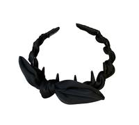 Serre-tête élégant avec oreilles de lapins café - Accessoire de cheveux léger et extensible pour fêtes costumées - Bandeau universel avec oreilles de lapins