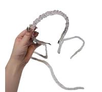 Serre-tête élégant avec pampilles en cristal - Accessoire de cheveux tendance pour mariages, bals, fêtes, mariages