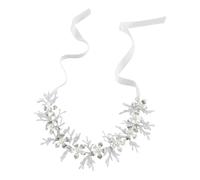Serre-tête élégant avec perles pour fille, accessoire de cheveux de mariée, convient pour les mariages, les anniversaires et la première communion