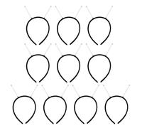 Serre-tête élégant en alliage de résines - Confortable - Printemps - Durabilité - Accessoire pour cheveux - Accessoire de cheveux élégant, Noir , H