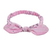 Serre-tête élégant et noué avec oreilles de lapin, pour maquillage, tenue décontractée, bandeau de maquillage