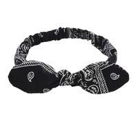 Serre-tête élégant et noué avec oreilles de lapin, pour maquillage, tenue décontractée, bandeau de maquillage