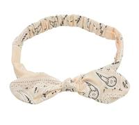 Serre-tête élégant et noué avec oreilles de lapins pour maquillage et tenue décontractée