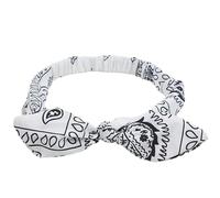 Serre-tête élégant et noué avec oreilles de lapins pour maquillage et tenue décontractée