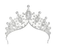 Serre-tête élégant pour mariée - Accessoire portable pour améliorer les styles de mariages, bals et réveillon spécial, M, Alliage, Pas de gemme