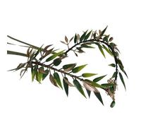 Serre-tête élégant vert robuste en alliage avec breloque forêt rétro polyvalent pour la plupart des types de cheveux
