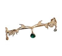 Serre-tête en alliage avec strass et pompons décoratifs réglables pour différentes coiffures - Léger - Décoration de cheveux tendance