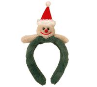 Serre-tête en bois de Noël - Chapeau de Père Noël - Pour fête - Karaoké - Punk - Accessoire photo - Chapeau de Père Noël cool - Serre-tête en bois de cerf