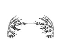 Serre-tête en cristal scintillant pour femme - Élégant serre-tête de vigne - Accessoire de scène
