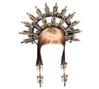 Serre-tête en cristal vintage pour concours de beauté, accessoires de cheveux pour mariage, accessoires photo de mariée