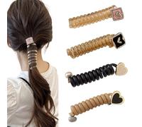 Serre-tête en fil de téléphone | Élastique à cheveux enveloppant et doux pour téléphone - Cordon de téléphone doux et confortable pour l'exercice, le fitness, le sport, un usage quotidien Dudok