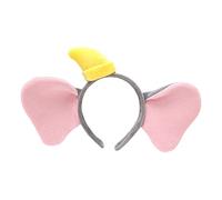 Serre-tête en forme d'animal de dessin animé avec oreilles d'éléphant, bandeau en peluche pour se laver le visage, maquillage, accessoires pour cheveux, bandeau éléphant pour enfants, jolis