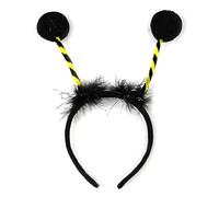 Serre-tête en forme d'antenne d'abeille pour femme, étudiant, cosplay, bande dessinée en forme d'abeille, bandeau d'antenne d'abeille, bandeau en peluche pour cheveux de Noël pour adultes créatifs en