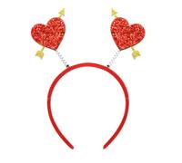 Serre-tête en forme de cœur - Adorable serre-tête en forme de cœur pour la Saint-Valentin, accessoire photo léger avec cadre souple et flexible | Décoration de cheveux créative pour mariage, festival