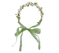 Serre-tête en forme de perle/dorée pour enfants, photographie de printemps, cerceau de cheveux ethnique, fête de mariage, bandeau de fleurs pour femmes, guirlandes pour enfants