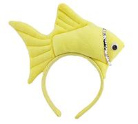 Serre-tête en forme de poisson en peluche pour adultes et enfants, pour femme, spa, maquillage, prise de photos, fête de Noël, coiffe mignonne pour femme pour se laver le visage, poisson en peluche