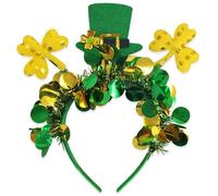 Serre-tête en forme de trèfles verts doux et confortables pour les fêtes à thème