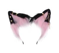 Serre-tête en forme d'oreilles de renard en peluche pour carnaval, fête, cosplay, fête d'Halloween, bandeau unisexe pour femme, bandeau d'Halloween pour adultes, personnage d'anime, cosplay