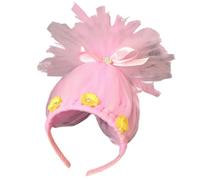 Serre-tête en maille colorée pour jeux de rôle - Accessoire pour cheveux avec décorations de conte de fées pour enfants - Accessoire pour cheveux en tulle