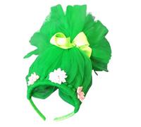 Serre-tête en maille colorée pour jeux de rôle - Accessoire pour cheveux avec décorations de conte de fées pour enfants - Accessoire pour cheveux en tulle