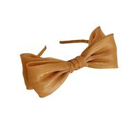 Serre-tête en maille française avec nœud papillon pour fêtes de danse, décorations de cheveux, élégant