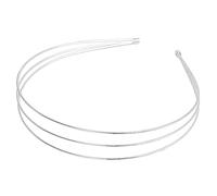 Serre-tête en métal lisse pour diadèmes Base vierge Bandeau de mariée Base pour mariage Base de bandeau en métal épais