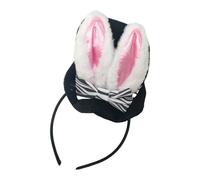 Serre-tête en peluche avec oreilles de lapins - Joli bandeau à cheveux en forme de champignon - Pour femmes et enfants - Pour un usage quotidien