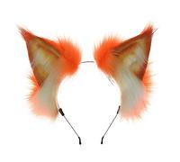 Serre-tête en peluche avec oreilles en fourrure - Accessoire pour femme - Accessoire de cosplay mignon