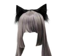 Serre-tête en peluche en forme d'oreille de chat pour adulte et adolescent - Accessoire de Mardi Gras - Pour fête de musique et festival de rôle