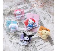 Serre-Tête En Peluche Pour Femme, Kawaii, Style Dessin Animé, Kuromi My Melody, Porte-Queue De Cheval, Accessoires Pour Cheveux