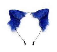 Serre-tête en peluche pour oreilles de chaton pour se laver le visage et le maquillage - Joli accessoire photo