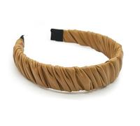 Serre-Tête en Similicuir pour Femme et Fille, Large Bandeau rembourré, Accessoire Cheveux Élégant Style Rétro, Parfait comme Cadeau d’Anniversaire ou de Nouvel An (Kaki, ONE SIZE)