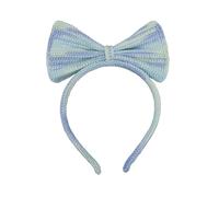 Serre-tête en tricot délicat avec oreilles de lapin/oreilles de chat/nœud décoratif pour femme et adolescente