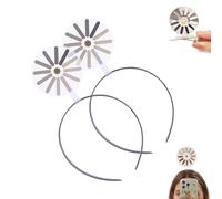 Serre-Tête/épingle à Cheveux Créatif, Serre-Tête Rotatif Humoristique, Cerceaux à Cheveux Avec Symboles De Chargement, Décoration De Fête Abstraite Créative Pour Femmes Et Hommes(Headband,2pcs)