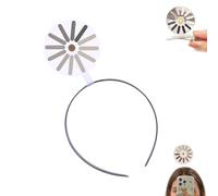 Serre-Tête/épingle à Cheveux Créatif, Serre-Tête Rotatif Humoristique, Cerceaux à Cheveux Avec Symboles De Chargement, Décoration De Fête Abstraite Créative Pour Femmes Et Hommes(Headband,1pc)
