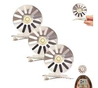 Serre-Tête/épingle à Cheveux Créatif, Serre-Tête Rotatif Humoristique, Cerceaux à Cheveux Avec Symboles De Chargement, Décoration De Fête Abstraite Créative Pour Femmes Et Hommes(Hairpin,3pcs)