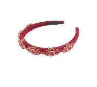 Serre-tête étroit avec strass pour femme Style vintage décontracté 6