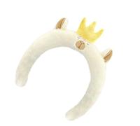 Serre-tête fantaisie en forme d'animal de dessin animé, bandeau en peluche pour festival de musique, couvre-chefs pour femme et fille, pour lavage du visage pour un usage quotidien